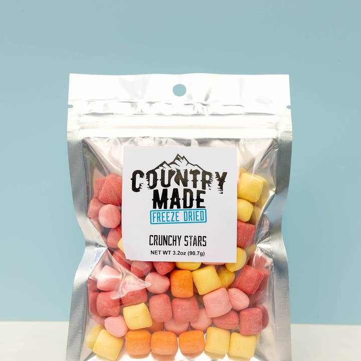 Country Made Freeze Dried - Wholesale Hard Candy - Freeze Dried Crunchy Stars1