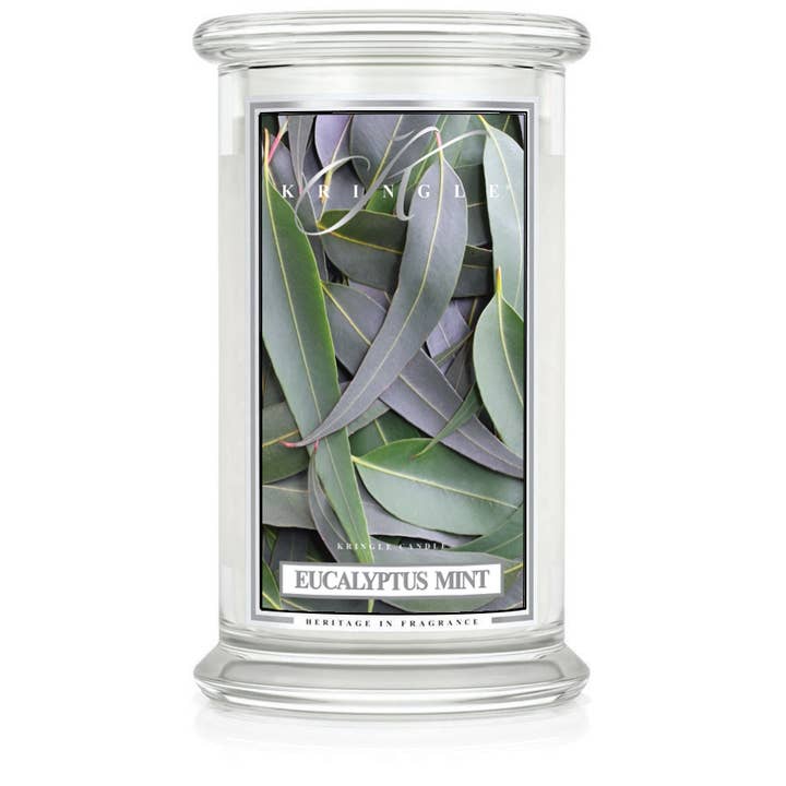22oz 2W Kringle Classic : Eucalyptus Menthe pour la vente par Kringle Candle Company