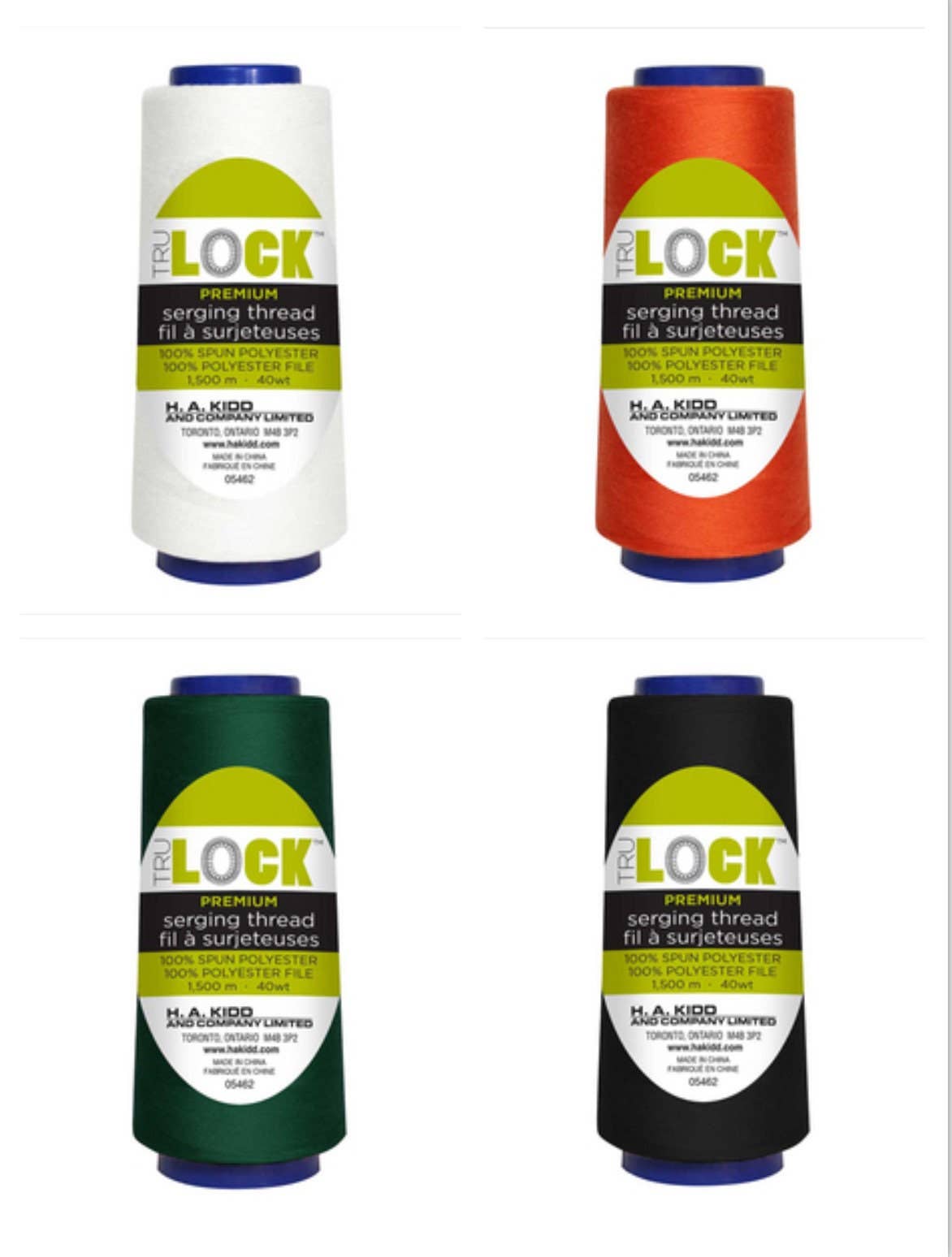 BelieveWorks - Venta al por mayor Hilos - Hilo para Sobrehilado Trulock Premium de Alta Calidad, 1500 m4