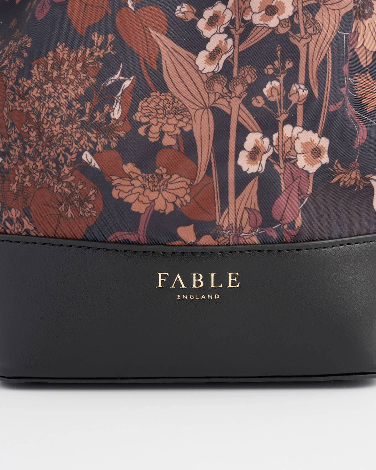Fable England - Wholesale Crossbody Bag - Women's - Deco Bloom Black Bucket Purse6