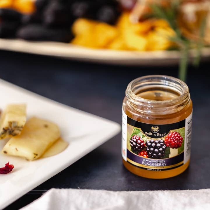Built by Bees - Wholesale Honey - Raw Blackberry Honey 3 oz2