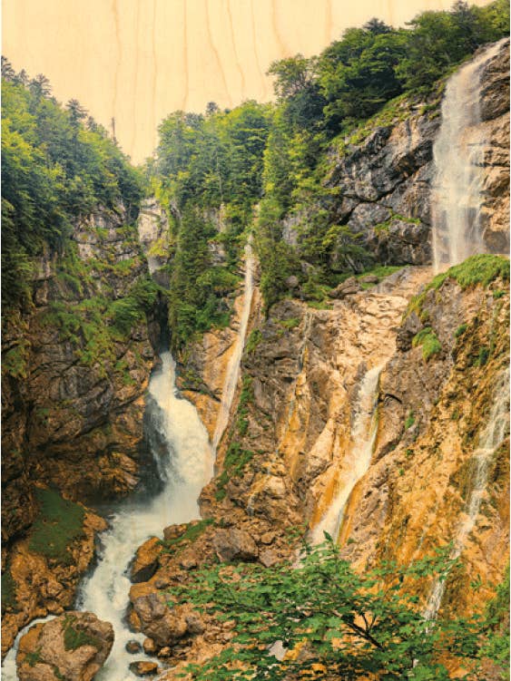 CARTÃO POSTAL REUNIÃO CASCATA por atacado de Hironwoods