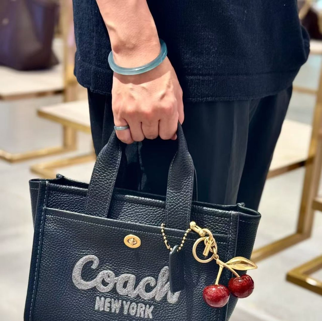 LadyJuneAccessories - Wholesale Keychain - Women's - Sparkling Cherry Bag Charm & Keychain7