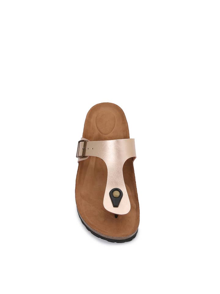 Shop Lev - Wholesale Sandals – Women's - T-Strap Soft Cork Flip Flops Sandals10