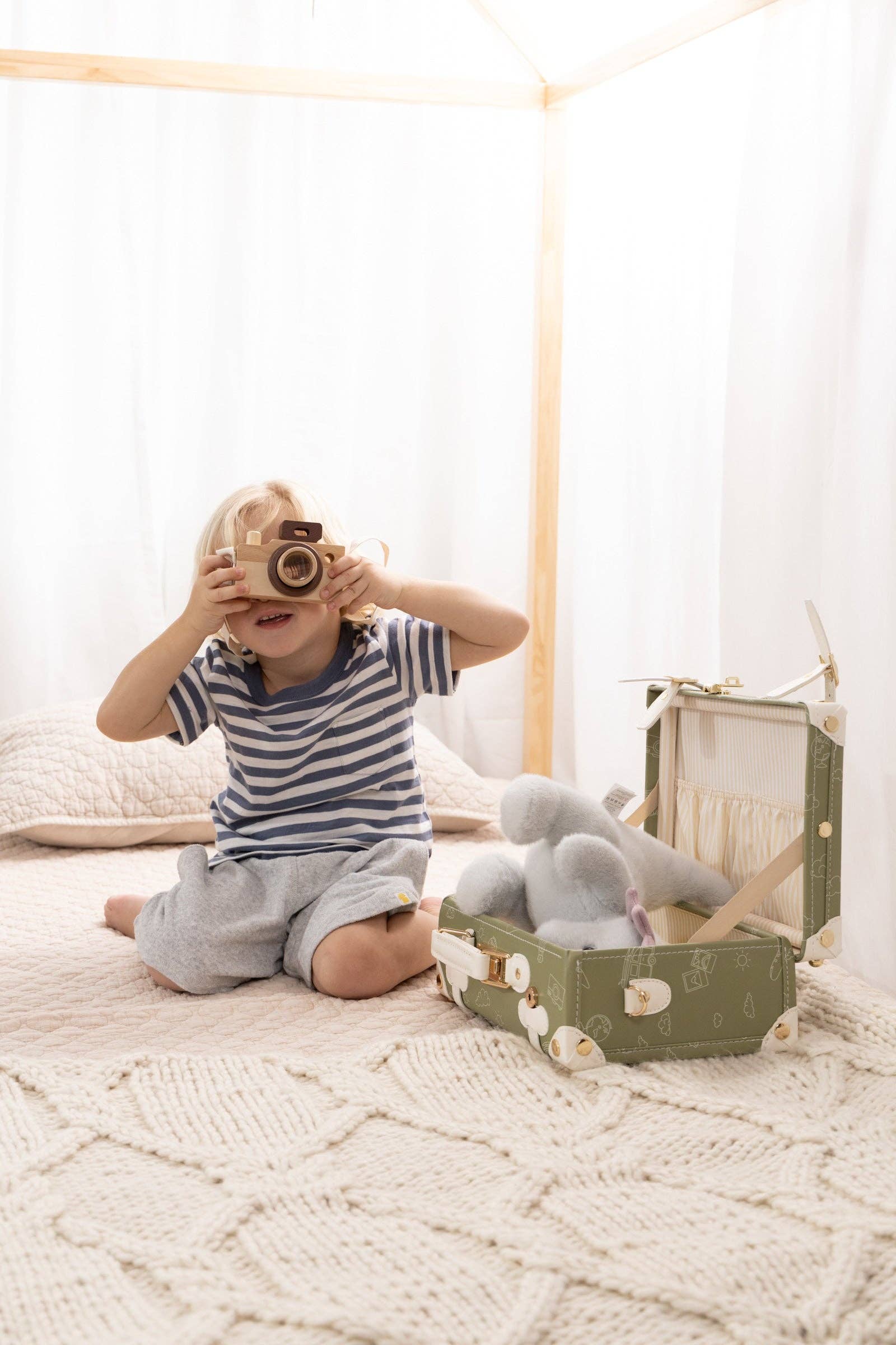 Coco Village – wholesale Toy set – Kids – Vegan Leather Play Suitcase - Travel14