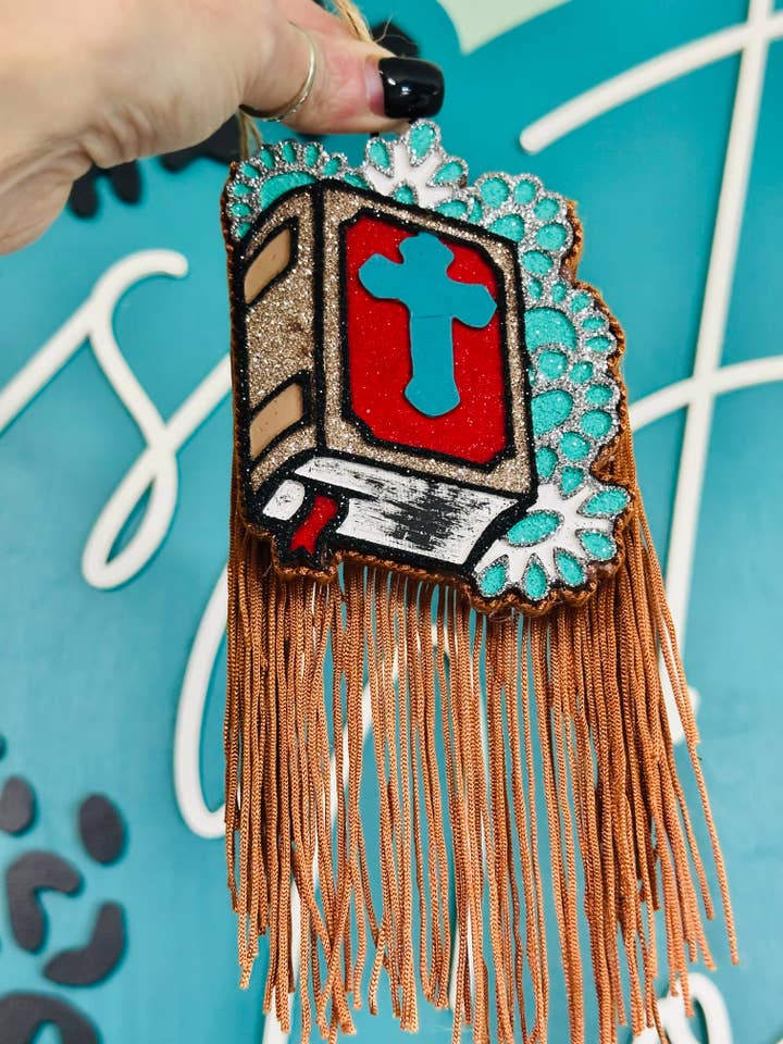 Western Bible Car Freshie for wholesale by Sassy Fras Couture