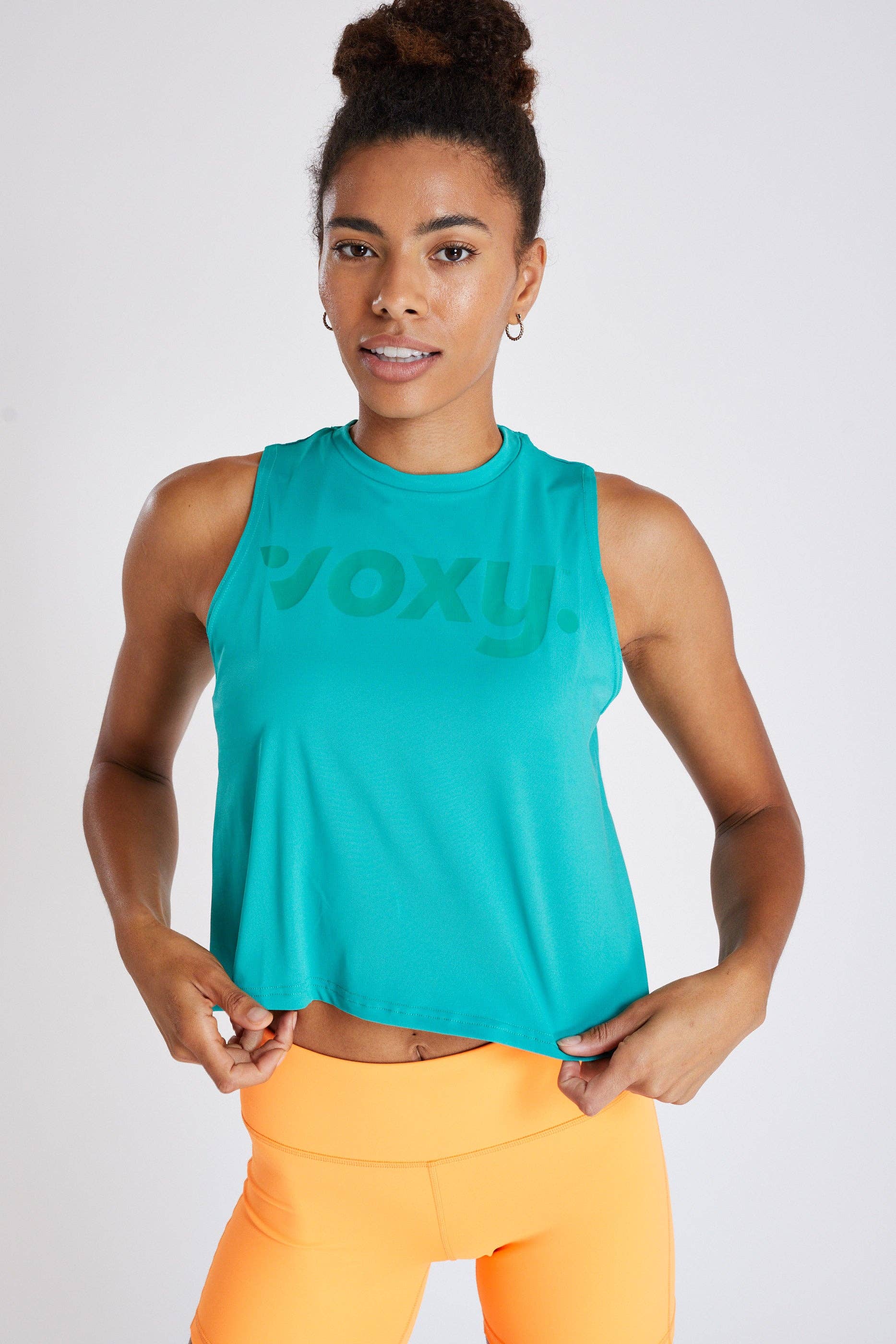 VOXY – wholesale Tank top – Women′s – Green Muscle Tank1