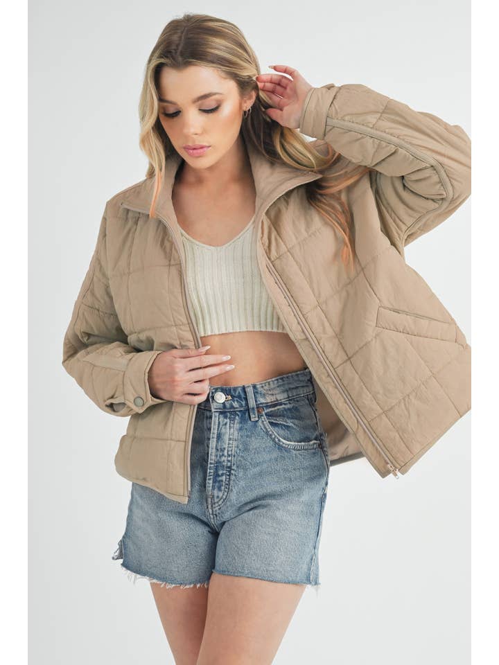 AEMI + CO - Wholesale Jacket - Women's - 5106EK Bebe Puffer Jacket 319