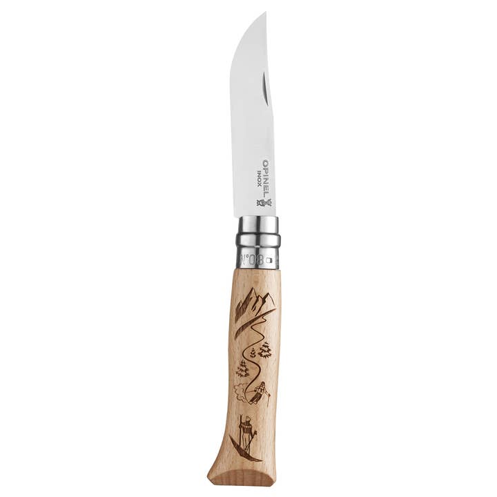 Opinel - Wholesale Pocket Knife/Holder - No.08 Alpine Adventures Folding Knife