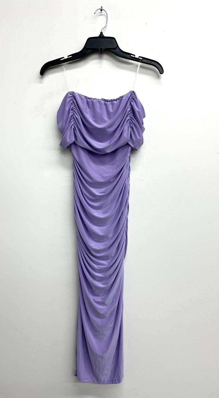 Uptown Apparel - Venta al por mayor Vestido - Mujer - Vestido midi elegante con escote caído2