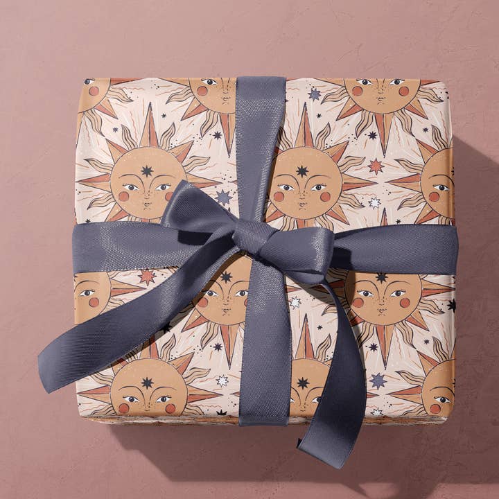 Tarot Sun Geschenkpapier | Geschenkpapier | Bastelpapier für den Großhandel von Sister Paper Co.