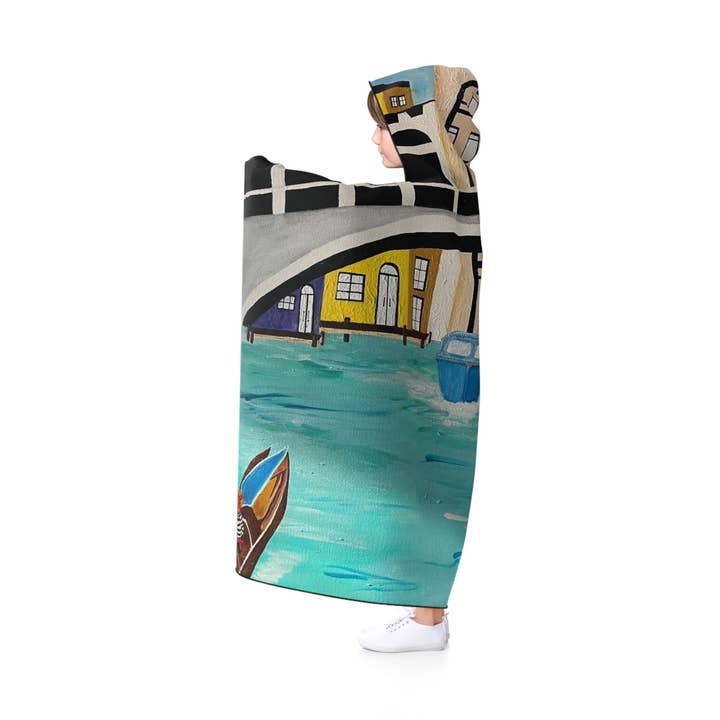 Manta com Capuz Veneza Venetian por atacado de See Joy Creative