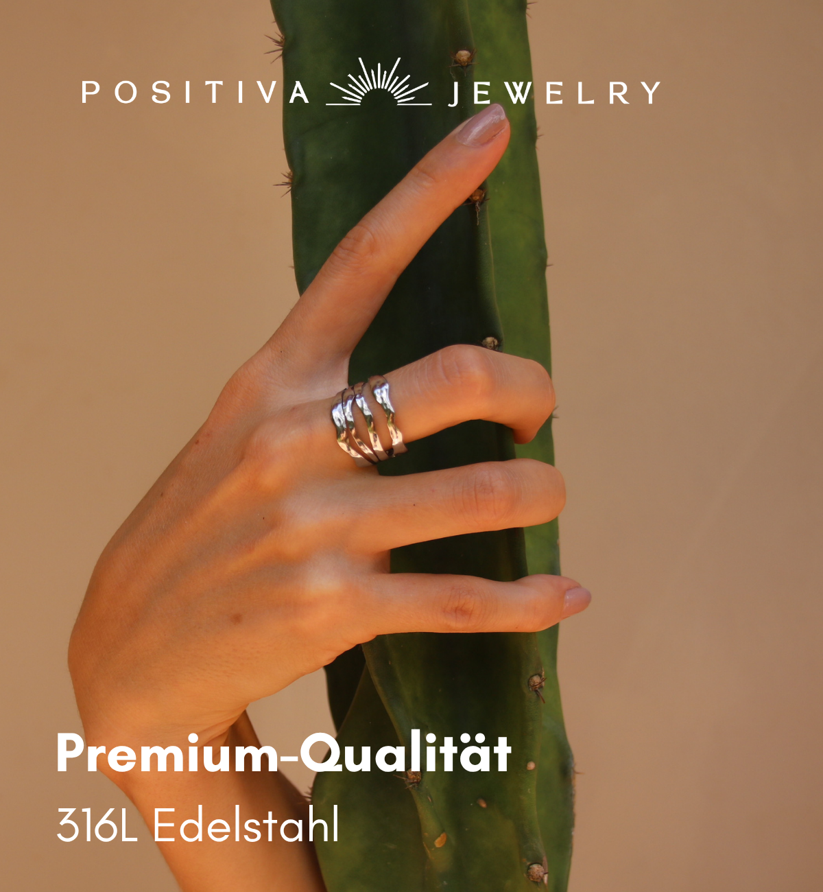 Positiva Jewelry – Großhandel Cocktail-/Statement-Ring – Wave Flow Ring11
