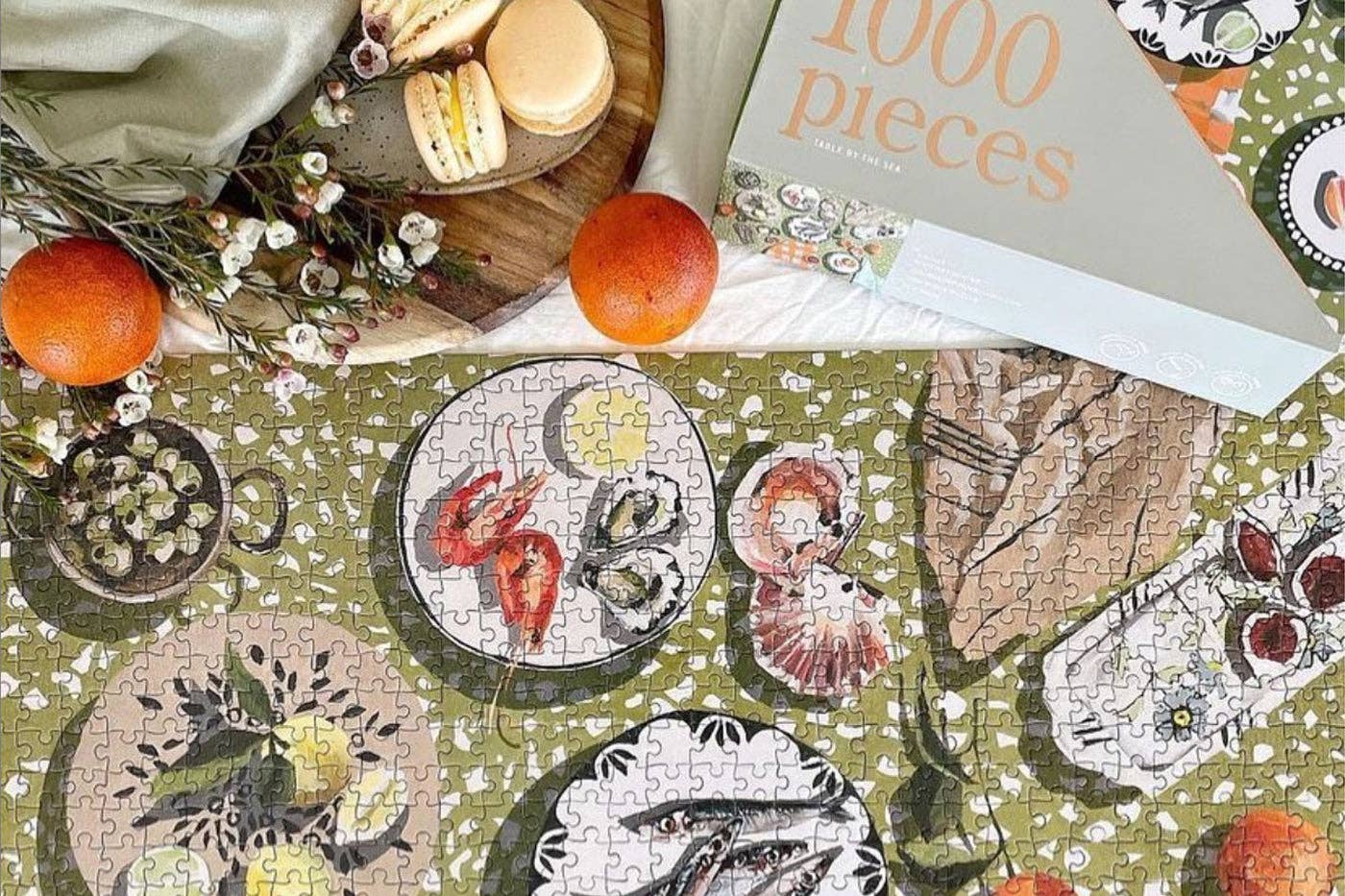 Journey Of Something AU & EU - Vendita all'ingrosso Puzzle - Adulti - Puzzle da 1000 pezzi - Tavolo in riva al mare3