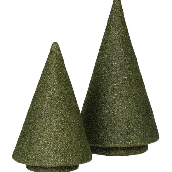 Lübech Living - Wholesale Christmas decoration - s/2 WOODz xmas trees, Burnt Olive0