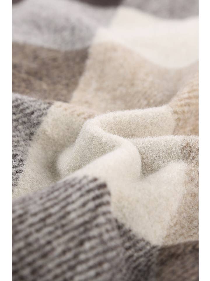 PRETTY BASH - Wholesale Shirt Jacket/Shacket - Women's - Plaid Button-Up Long Sleeve Pocketed Shacket28