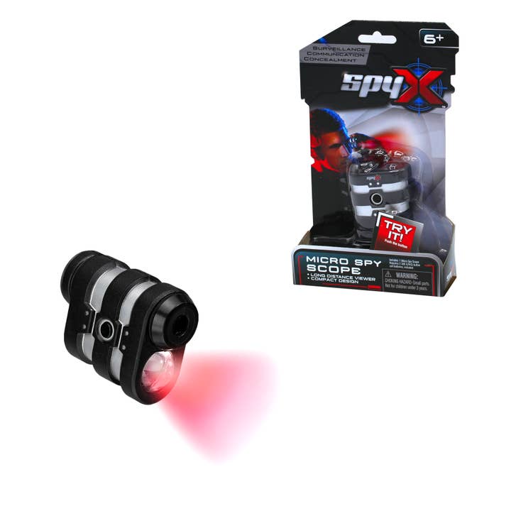 MukikiM Toys & Games - Wholesale Classic Toy - Kids - SpyX Micro Spy Scope - Powerful Red LED Light Monocular