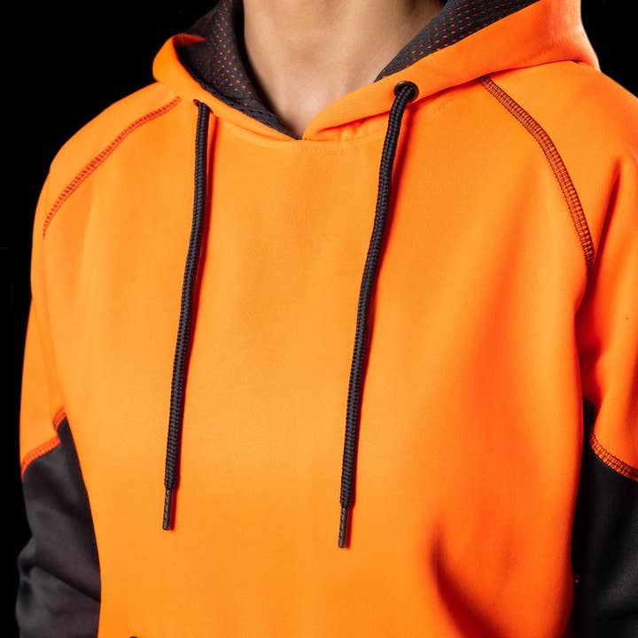 BAD WORKWEAR - Wholesale Hoodie - Women's - BAD WOMENS ESSENTIALâ„¢ HI-VIS FLEECE HOODIE