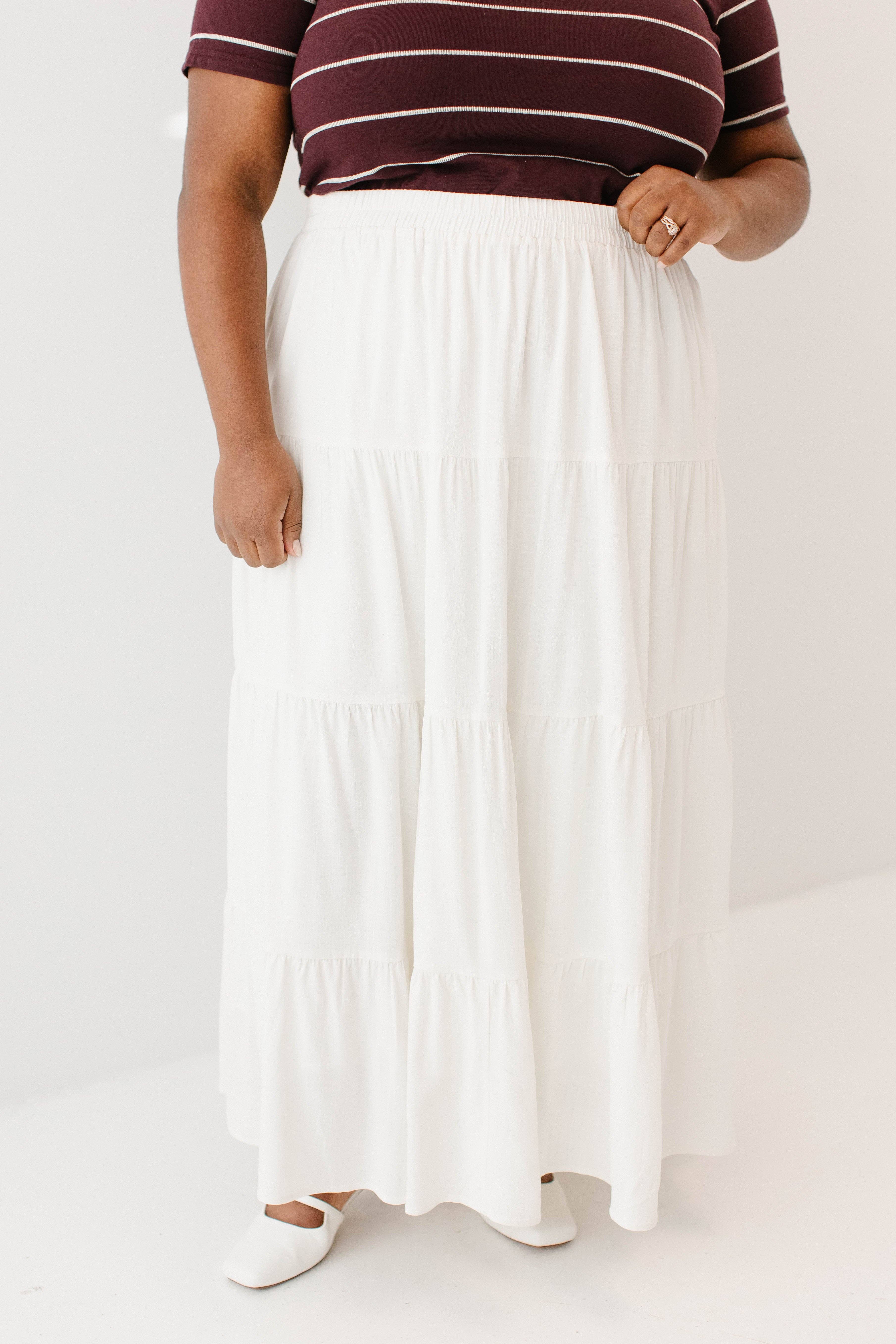 The Main Street Exchange - Wholesale Skirt - Women's - 'Addison' Tiered Maxi Skirt8
