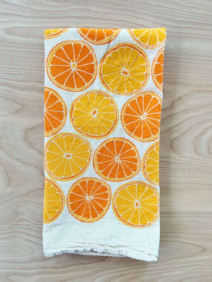 Oranges Tea Towel for wholesale by noon designs