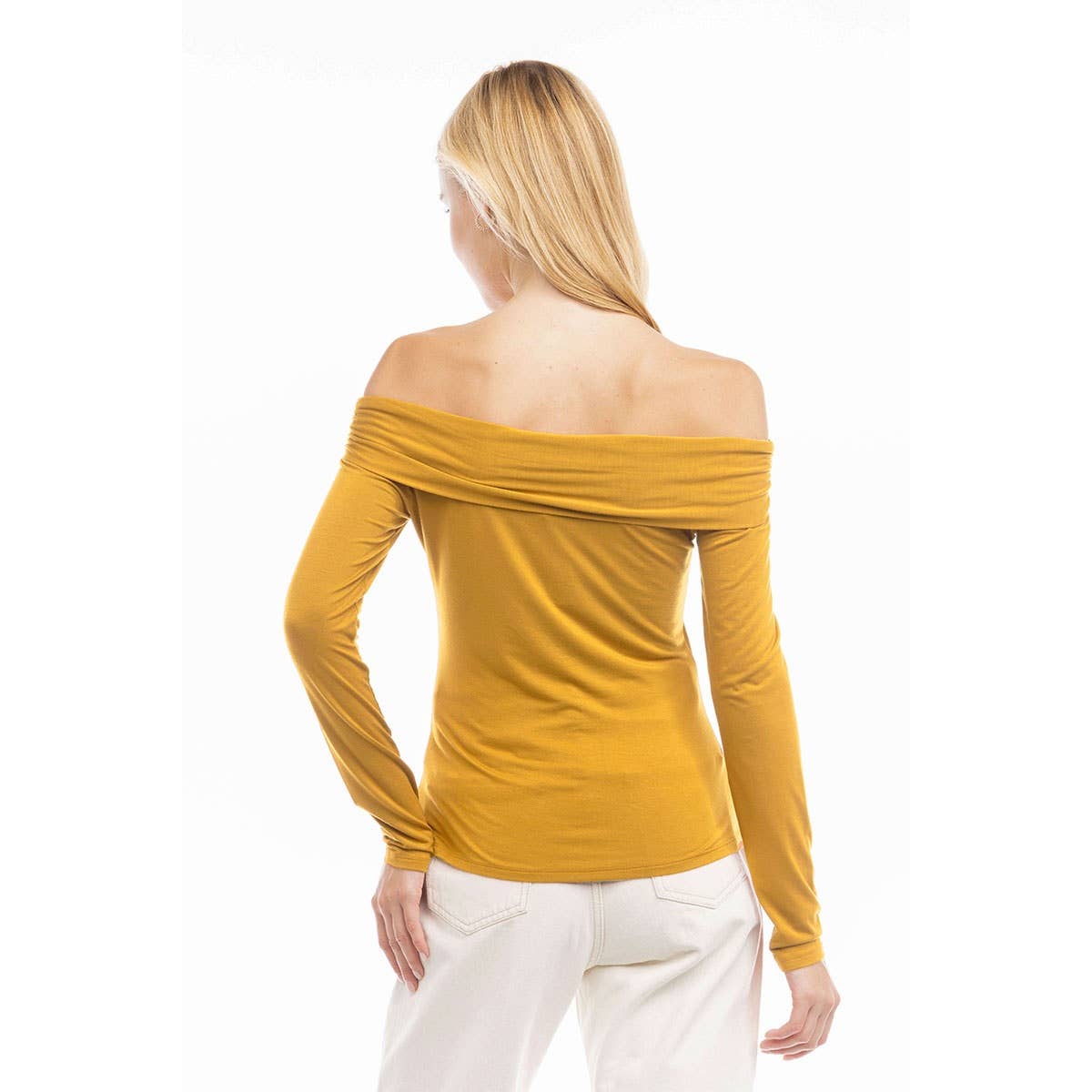 Naked Zebra - Wholesale Blouse - Dames - Blouse met open schouders en knoopsluiting5