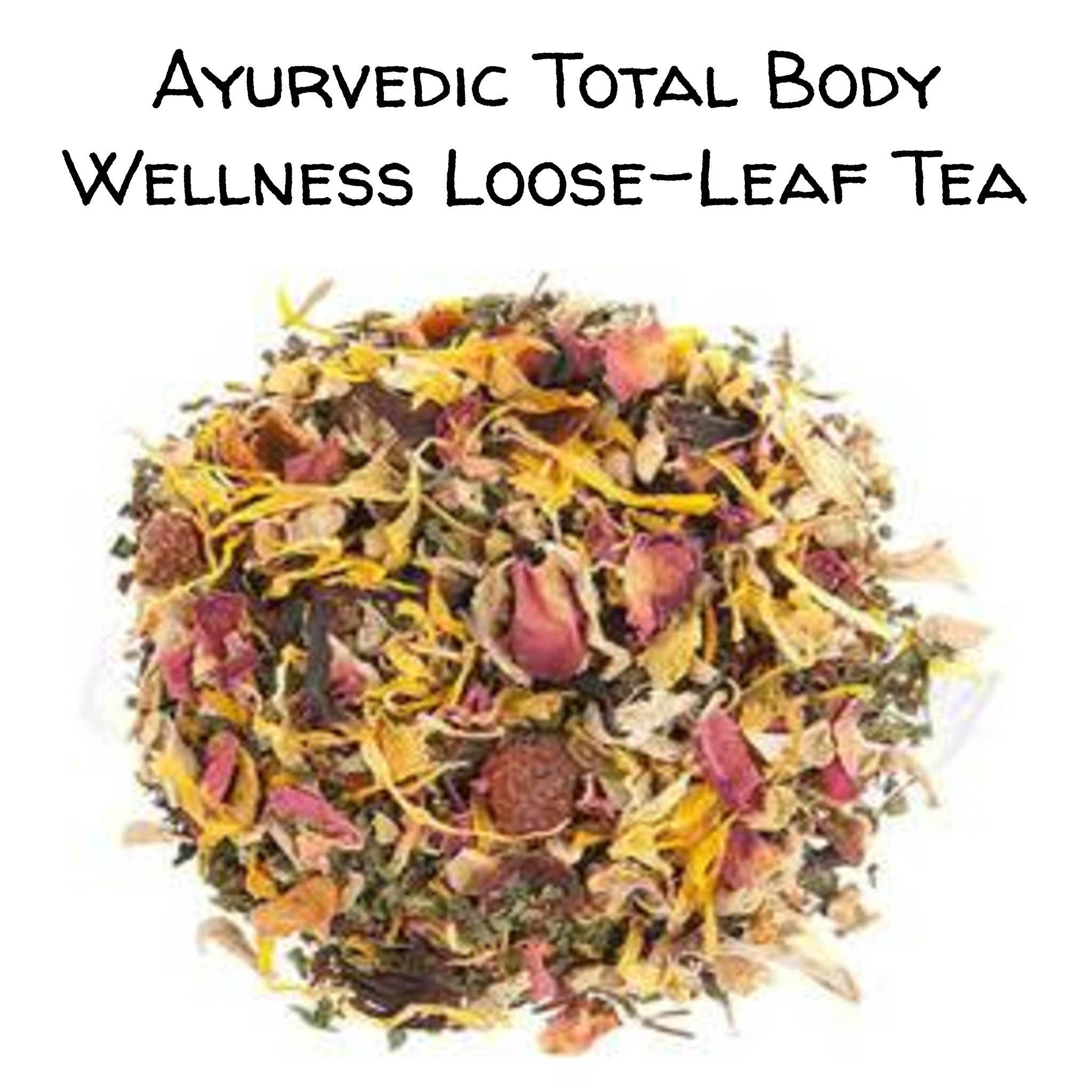 The Grateful Tea Co - Wholesale Loose Tea - Ayurvedic Total Body Wellness Loose-Leaf Tea (4 sizes)2