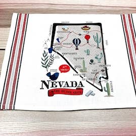 Nevada Map Bamboo Board (liten) för wholesale av Gooseberry Designs