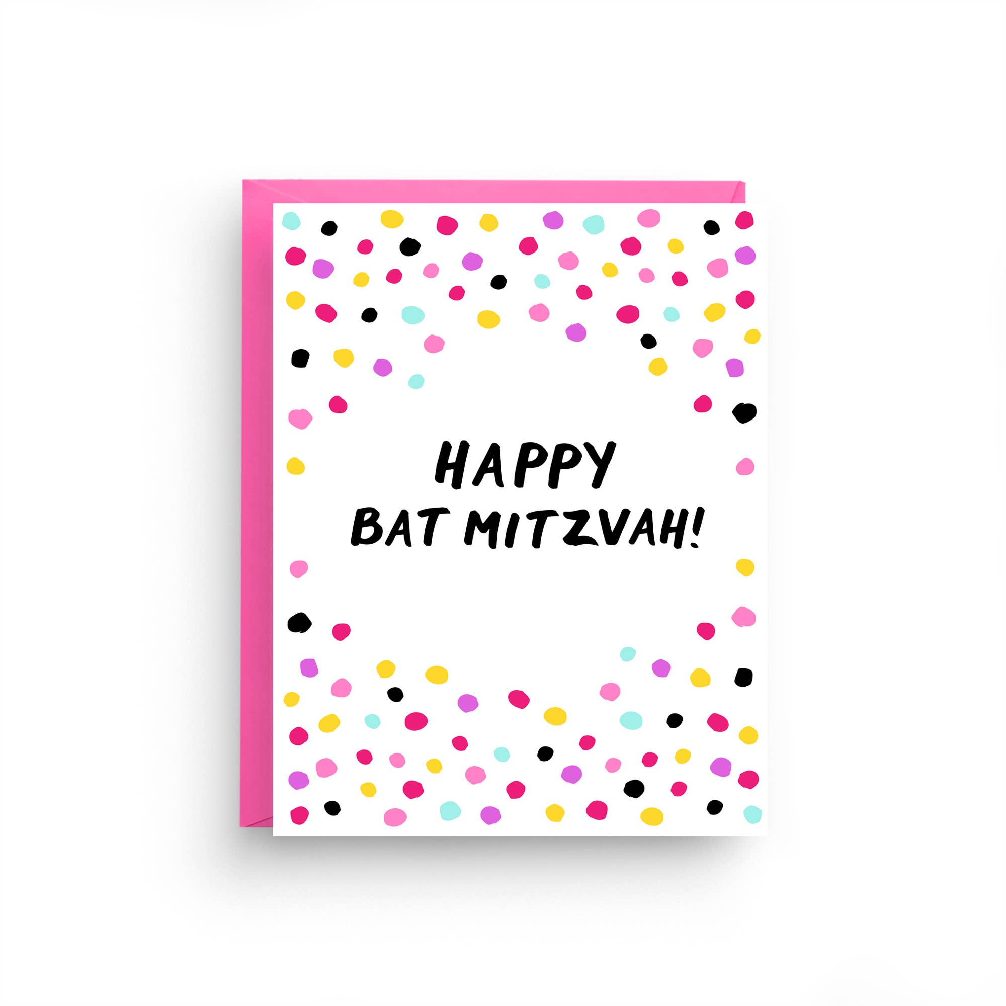 Nicole Marie Paperie - Wholesale Birthday Card - Happy Bar Mitzvah Card – Confetti Celebration1