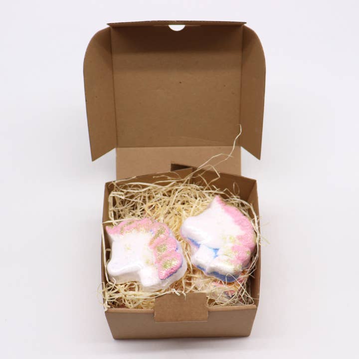 AWGifts Europe - Venta al por mayor Bombas de baño - 8 bombas de baño con diseño de unicornio, 100 g, color maracuyá