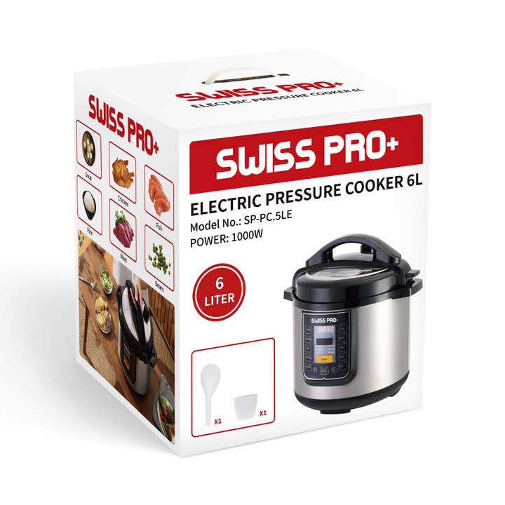Swiss Pro+ – wholesale Kitchen appliance – Electric Pressure Cooker 1000W 6L8
