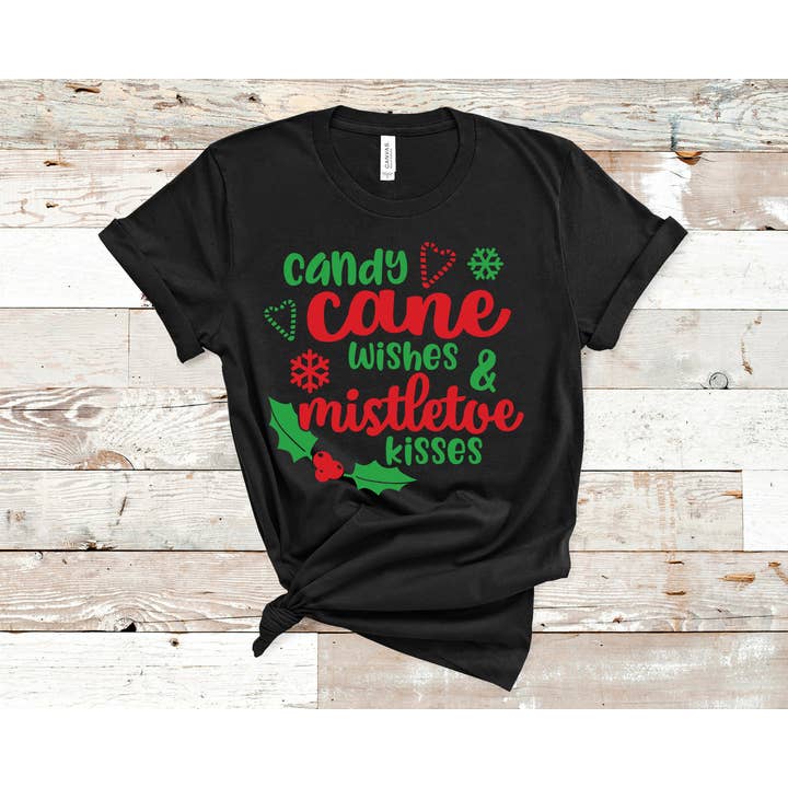 Candy Cane Wishes for wholesale by Hot Mess Apparel