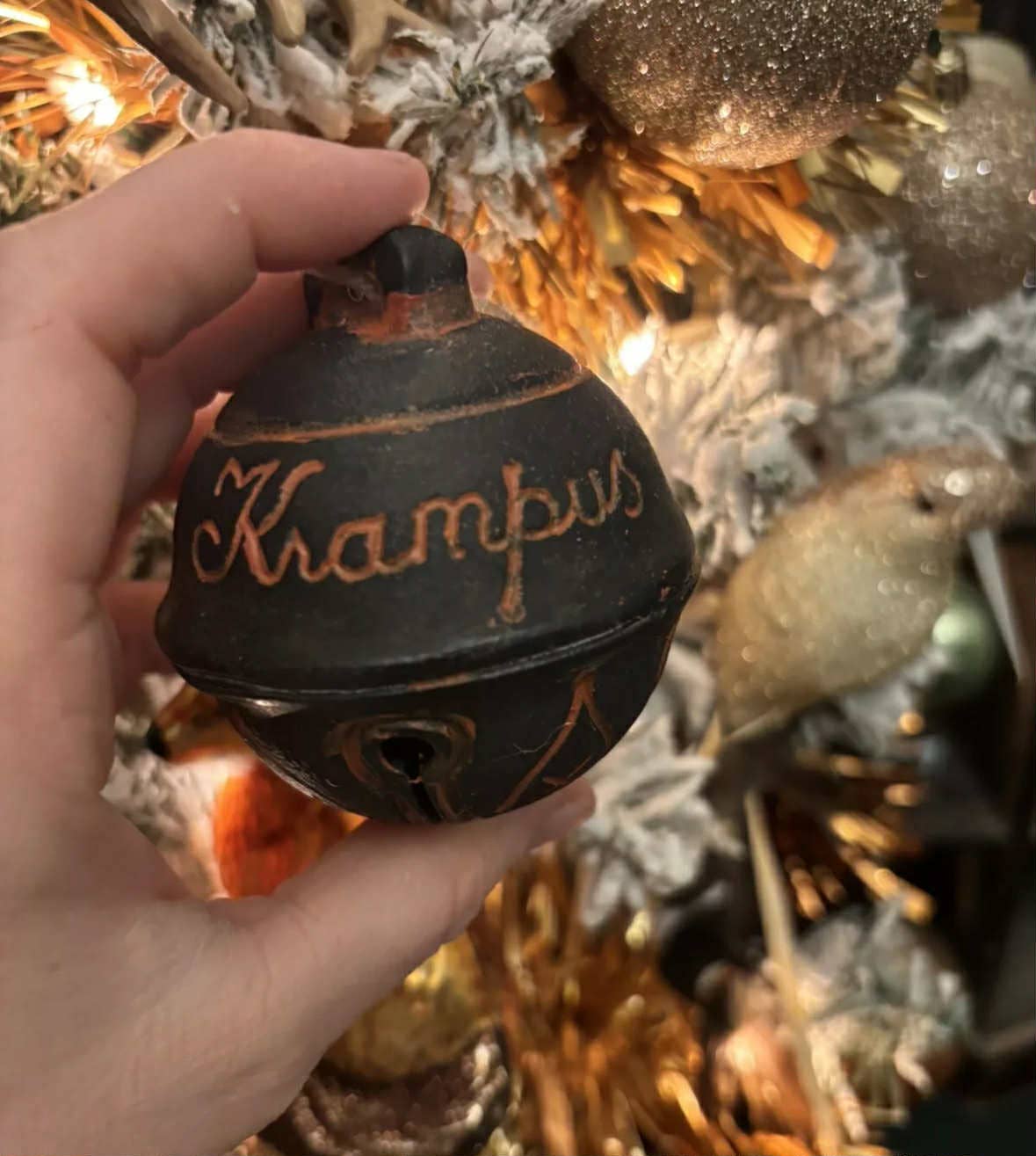 Cryptid Creations - Wholesale Ornament - Krampus movie replica bell 4
