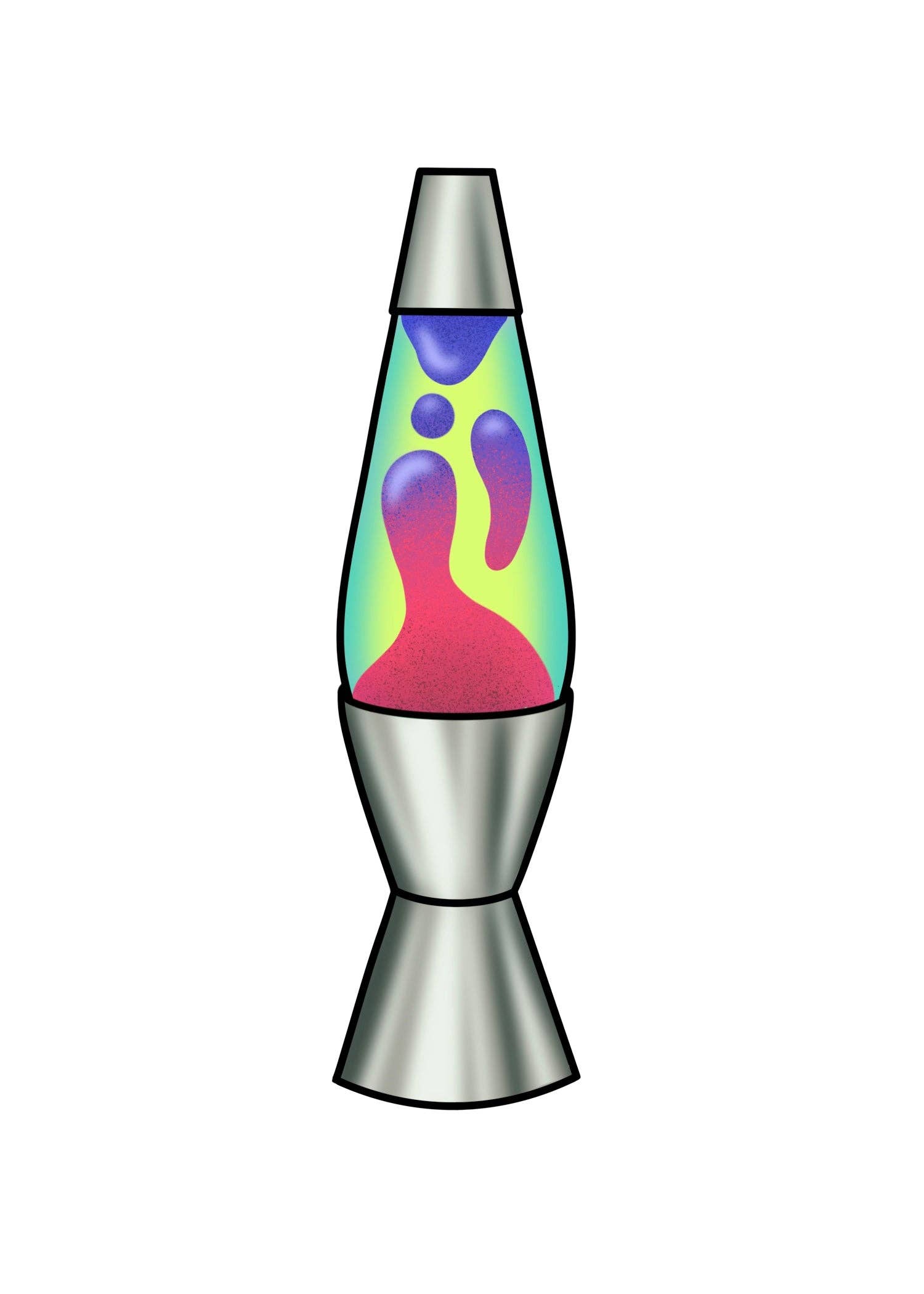 liadelyonart - Wholesale Sticker - Groovy Green Lava Lamp Water Bottle Sticker, Laptop Decal1