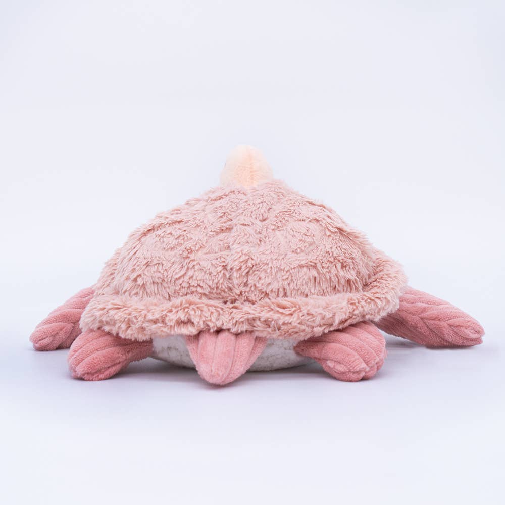Les Déglingos, France – Peluche - Crianças e bebés por atacado – LES PTIPOTOS - PELUCHE TARTARUGA MÃE E BEBÉ 30CM ROSA3