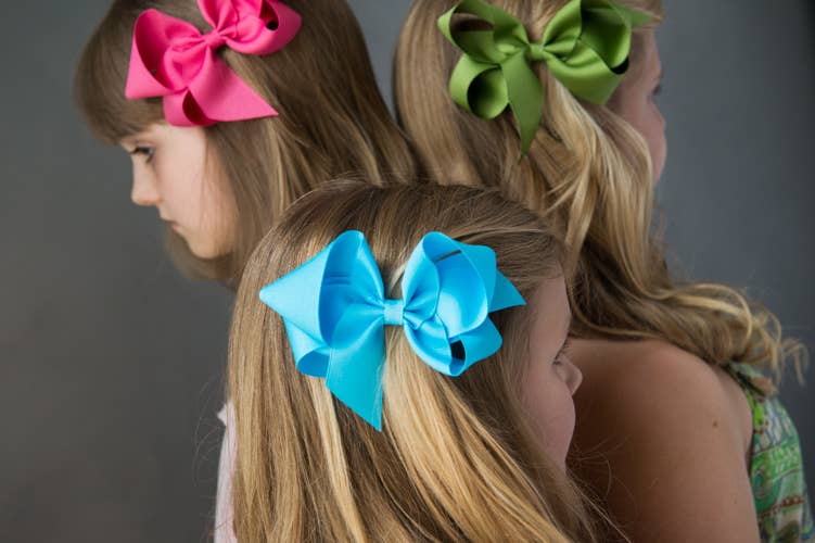 Bows Arts - Wholesale Hair Bow - Kids - Big (5 in.) Classic Grosgrain Bow by Color2