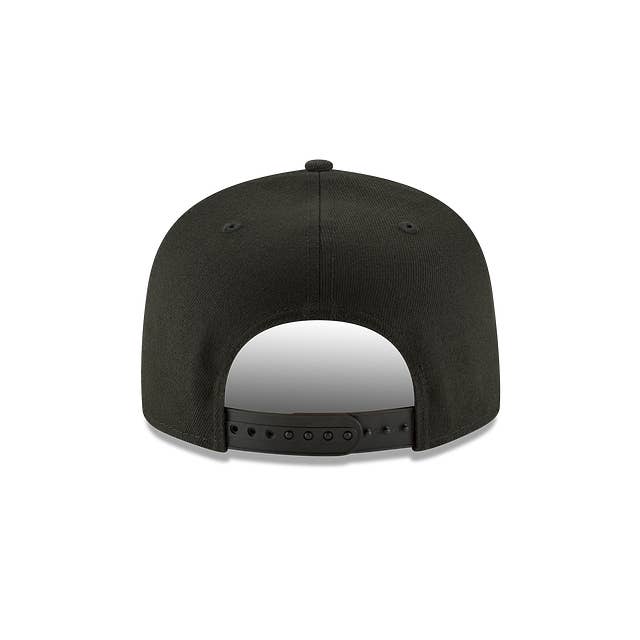 Rat City Sk8 Shop - Wholesale Flat Brim Cap - Men's - LAS VEGAS RAIDERS 9FIFTY NEW ERA BLACK/WHITE SHIELD SNAPBACK HAT3