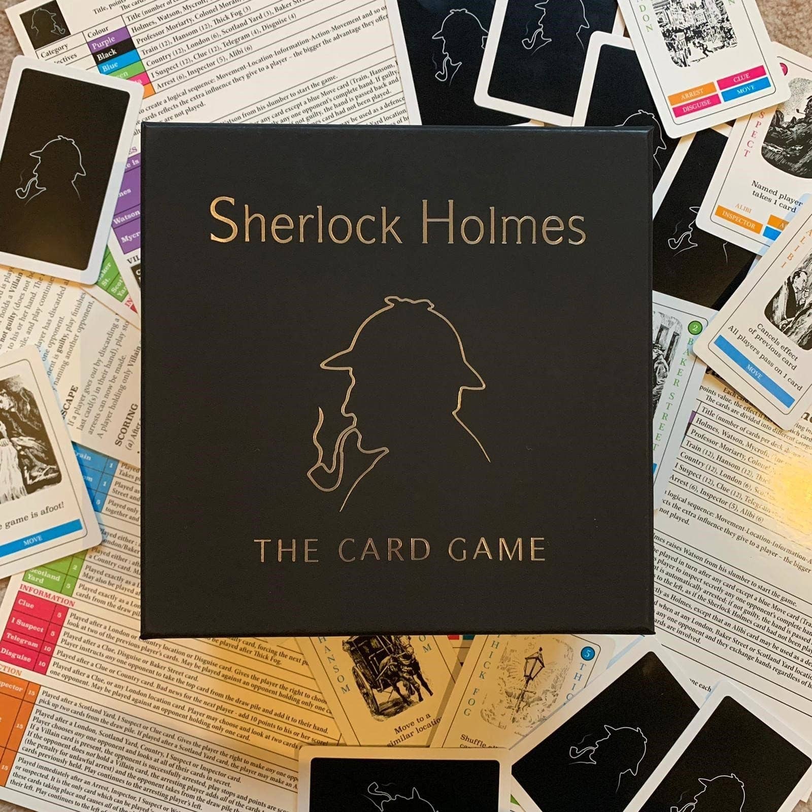 Gibsons Games Inc - Wholesale Card Game - Sherlock Holmes - The Card Game3