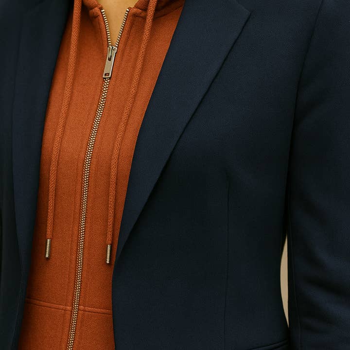 Cinnamon Lena Hood Versa Panel— Knit Hoodie for wholesale on Faire