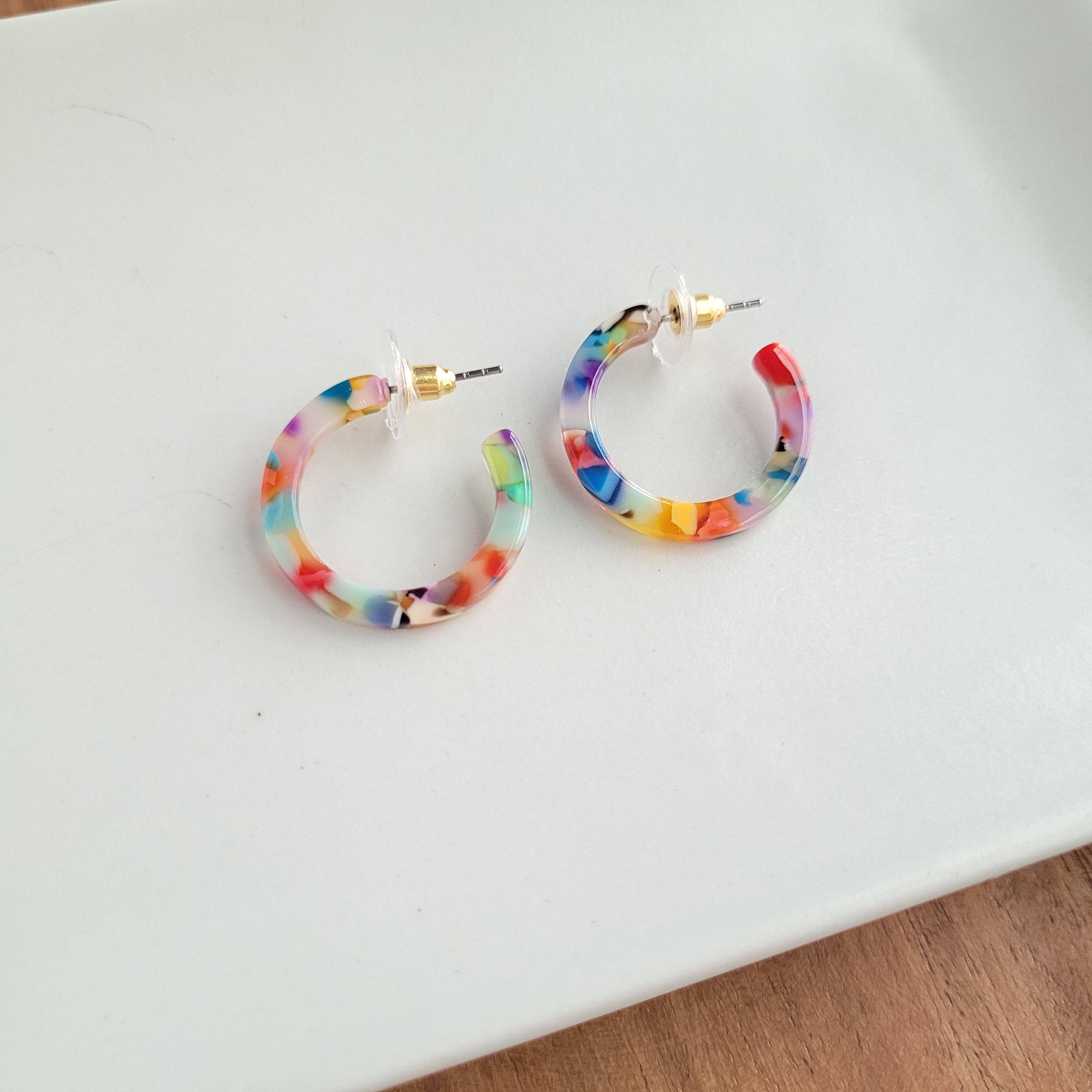 Spiffy & Splendid - Wholesale Hoop Earrings - Cam Mini Hoops - Fiesta // Jewelry, Earrings, Best Seller, Gift12