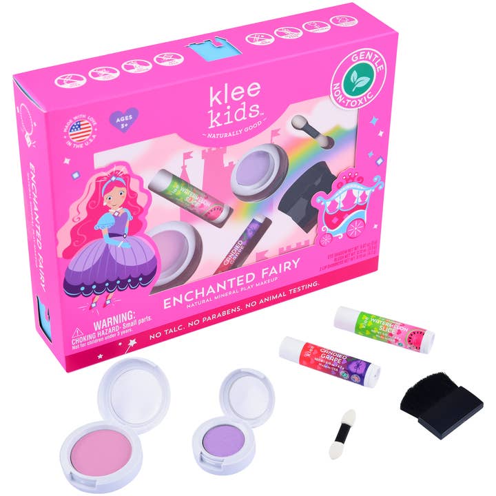 Enchanted Fairy - Klee Kids Natural Play Makeup 4-PC Kit for wholesale by Klee Naturals
