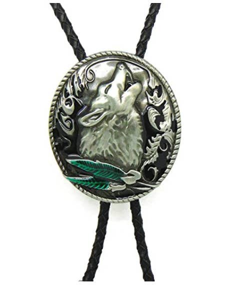 Crimson Western Cowboy Bolo Tie Necklace for wholesale by SimpleNGreat