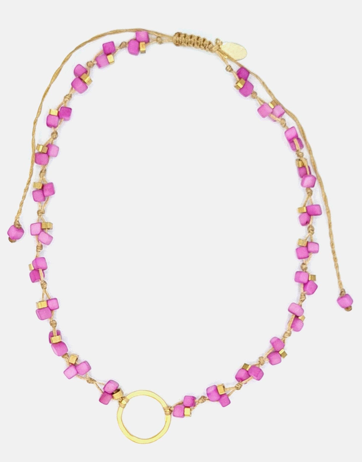 Pretty Pink Eco-Jewellery - Venta al por mayor Collares de cuentas/perlas - Collar Dainty Tagua4