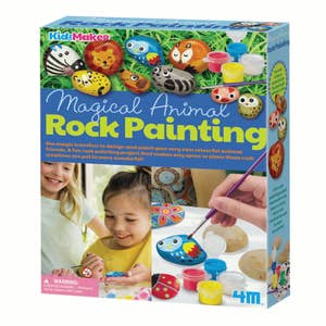 Dan&Darci - Rock Painting Kit for Kids - Supplies for Painting Rocks