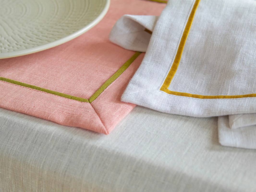 Liem Home - Wholesale Placemat - Linen Placemats. 100% Pure Natural Linen Table Mats. Custom!2