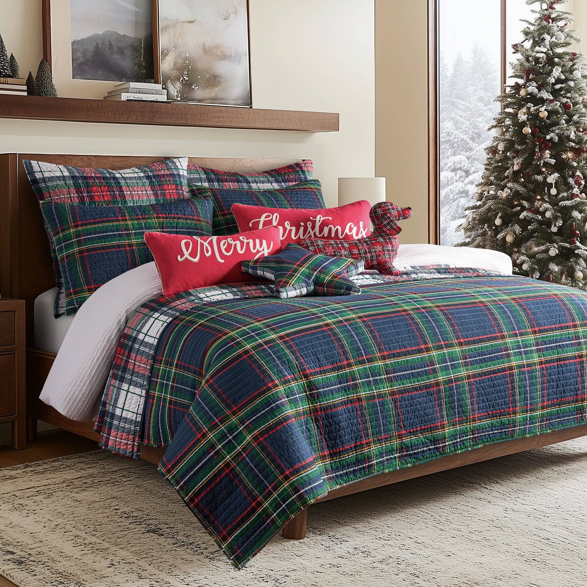 Levtex Home - Wholesale Quilt - Spencer Plaid Quilt12