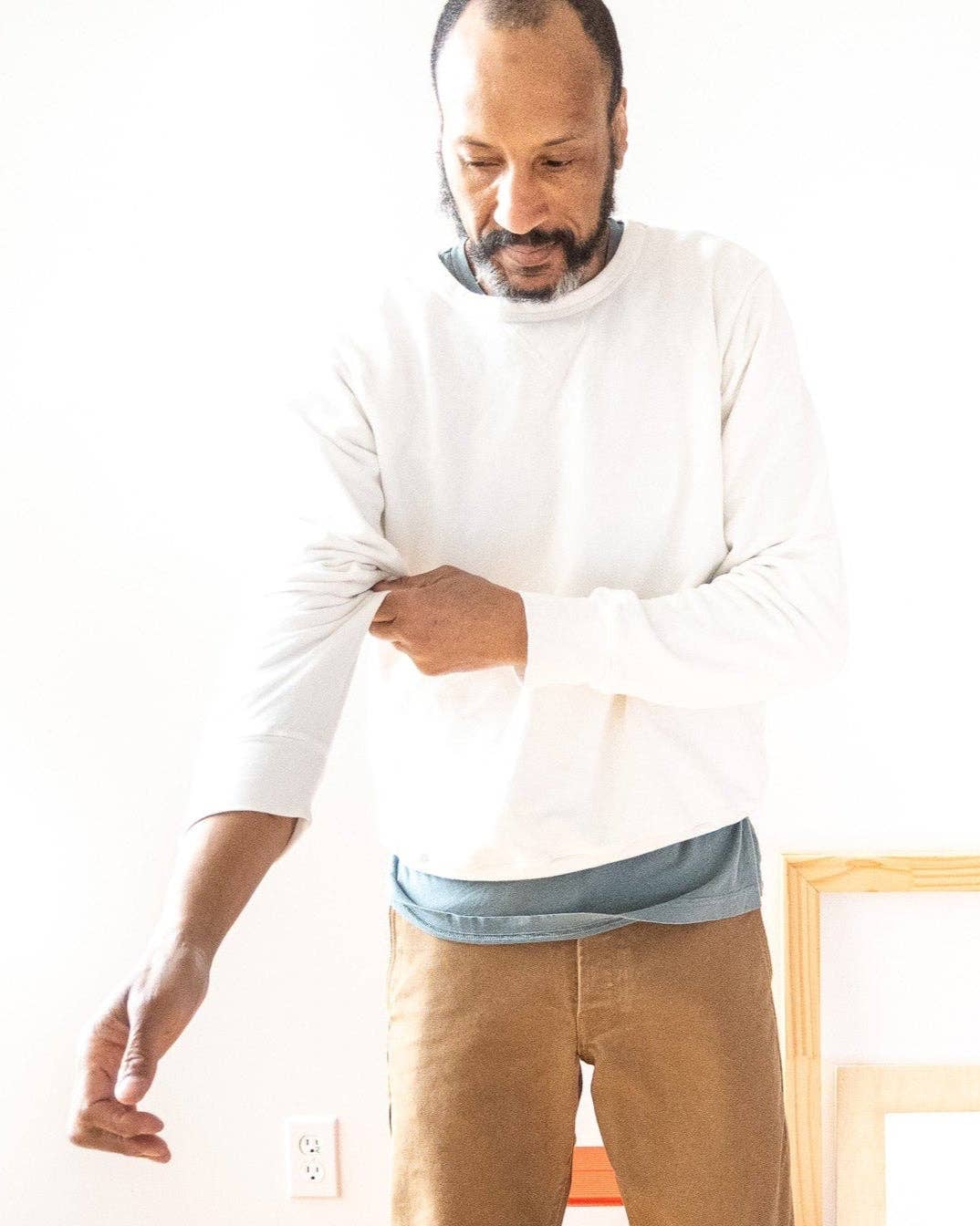 Grown and Sewn - Wholesale Sweatshirt - Men's - French Terry Sweatshirt - Natural