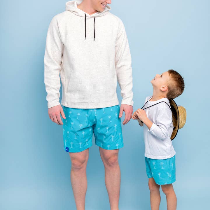 Captain and Cub - Wholesale Swim Shorts - Kids - Baby & Toddler Boy Palms Swim Trunks4