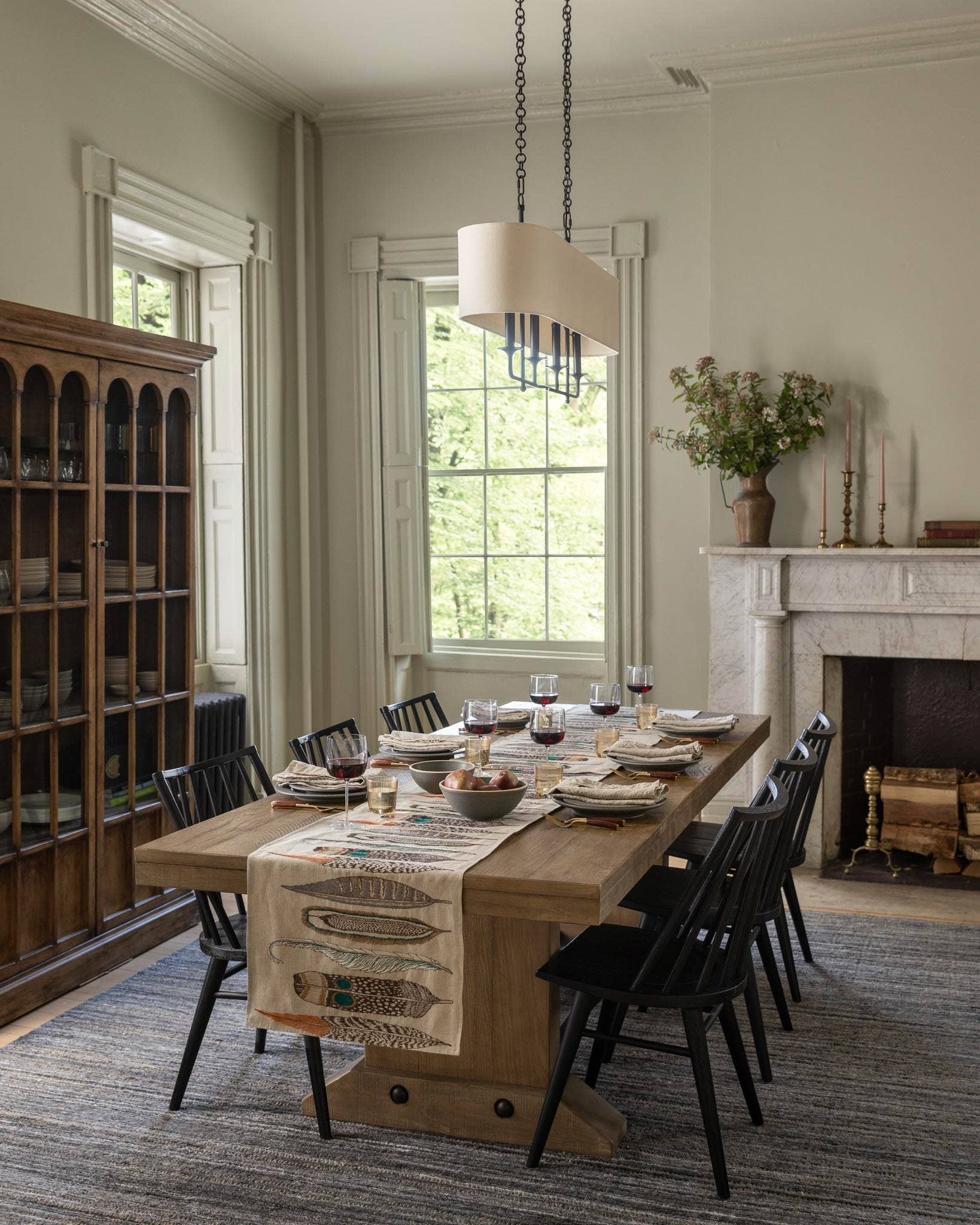 Coral & Tusk - Wholesale Table Runner - Feathers Table Runner3