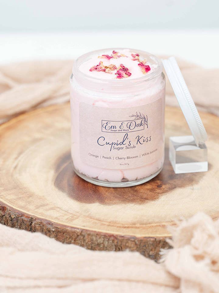 Gommage au sucre - Cupid's Kiss pour la vente par Em & Oak Soaps and More