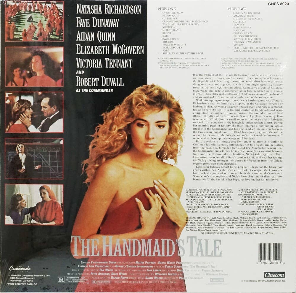 Square Deal Recordings & Supplies - Wholesale Music CD/Vinyl - Vinyl - Sealed 12" LP - Sakamoto, R. - The Handmaid's Tale1